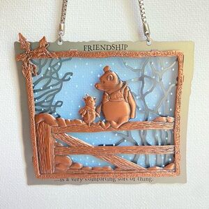 Disney for Hallmark Our Friendship Winnie The Pooh and Piglet Christmas ornament